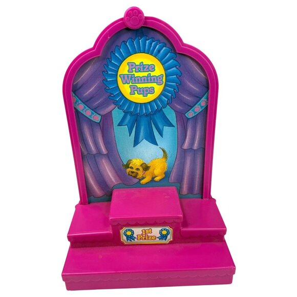 Kenner Other - Vintage 1993 Kenner Littlest Pet Shop Prize Winning Pups Double Sided Stage LPS